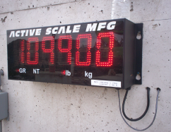 Truck Scale secondary display