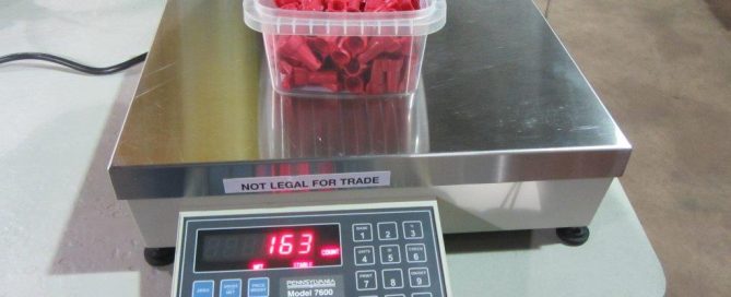parts counting bench scale