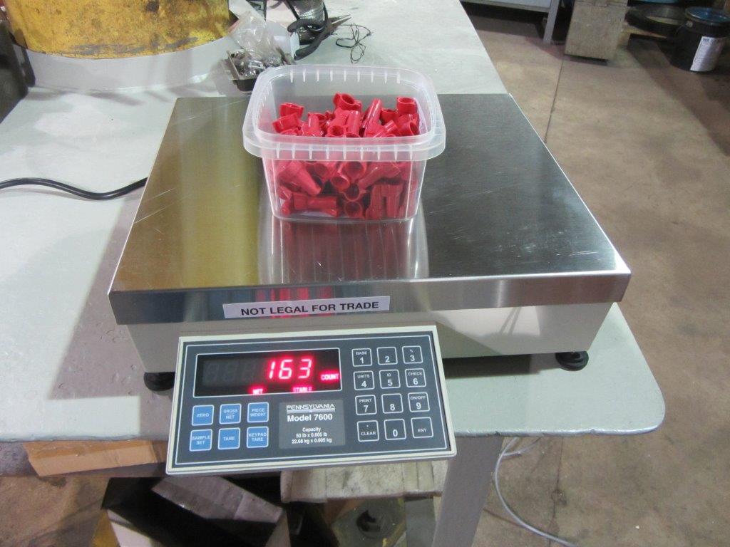 Bench Scale counting parts