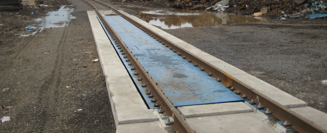 pit design rail car scale